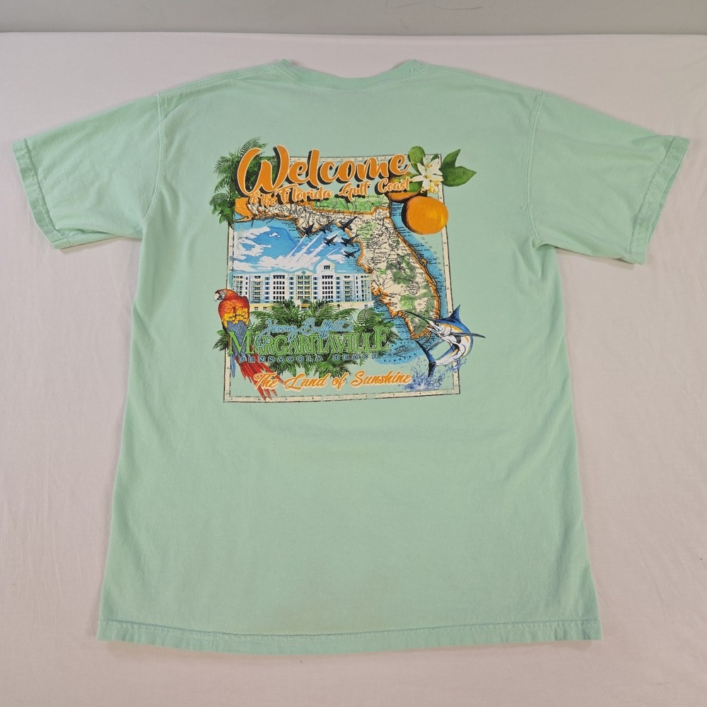 Margaritaville Jimmy Buffet T-shirt Pensacola Size Med Florida Beach Sunshine